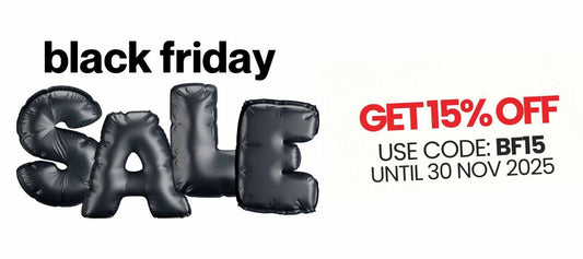 Our Black Friday Sale has landed! Save 15%!